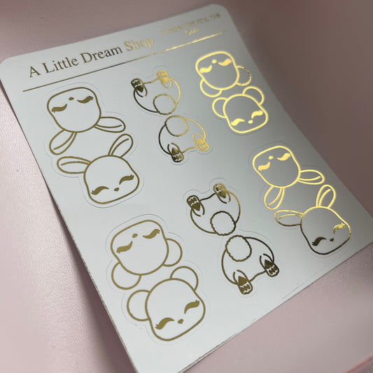 Character Tab - Character Foiled Stickers Sheet