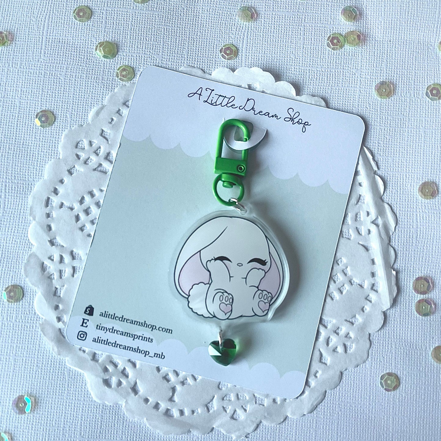 Angèly's Heart - Love Keychain CHOOSE YOUR COLOR!