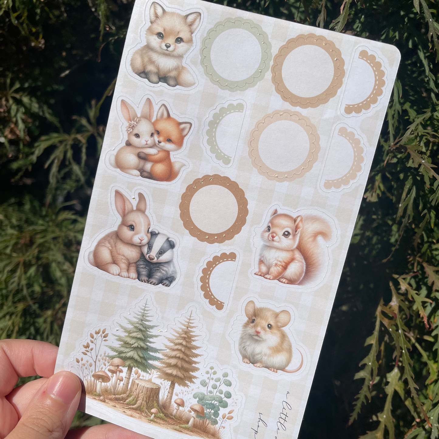 Woodland - Decorative Stickers kit