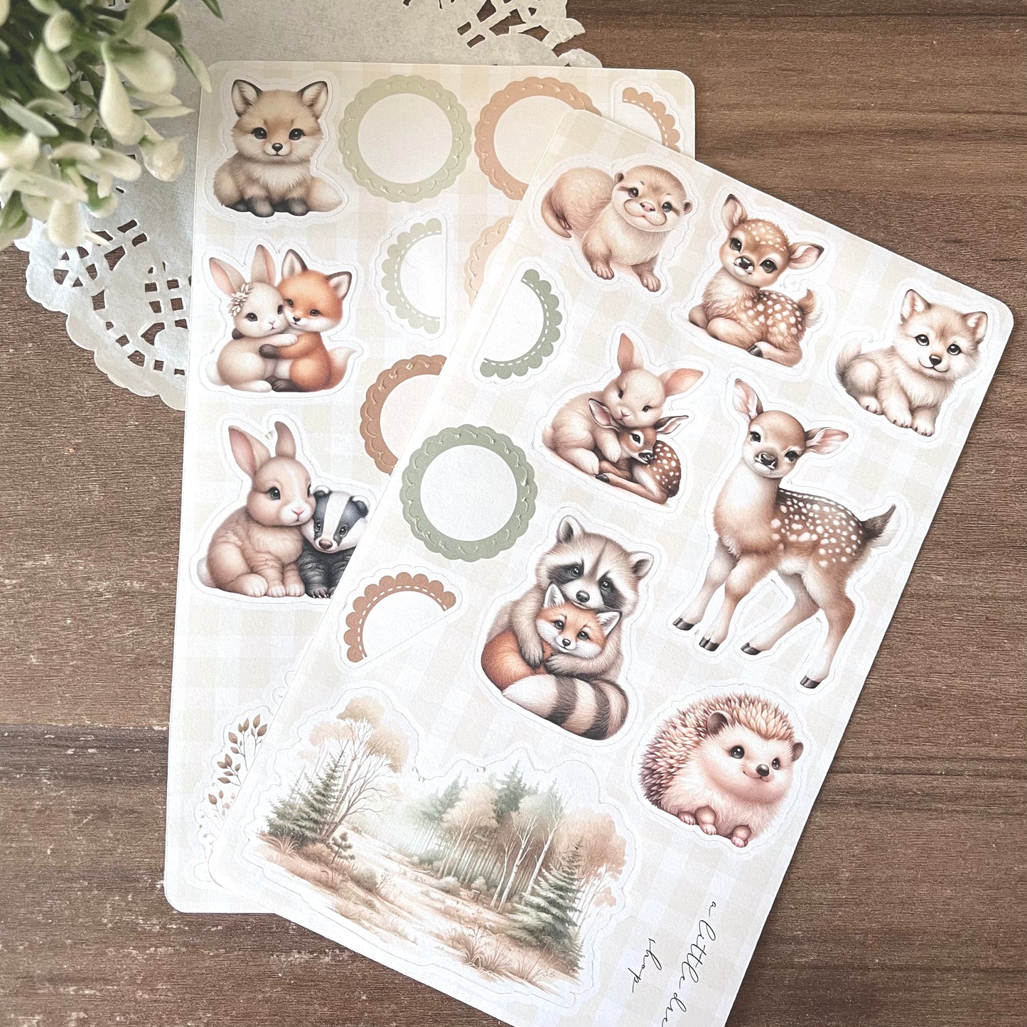 Woodland - Decorative Stickers kit