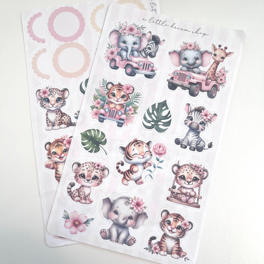 Safari - Decorative Stickers kit