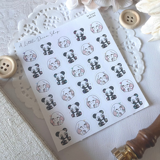 In love - Stickers Sheet