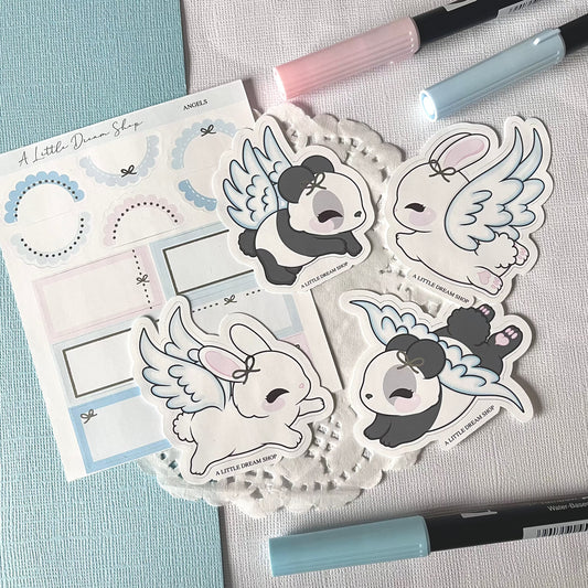 Angels - Decorative stickers kit