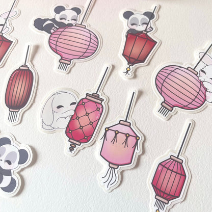 Chinese Lantern - Stickers Set