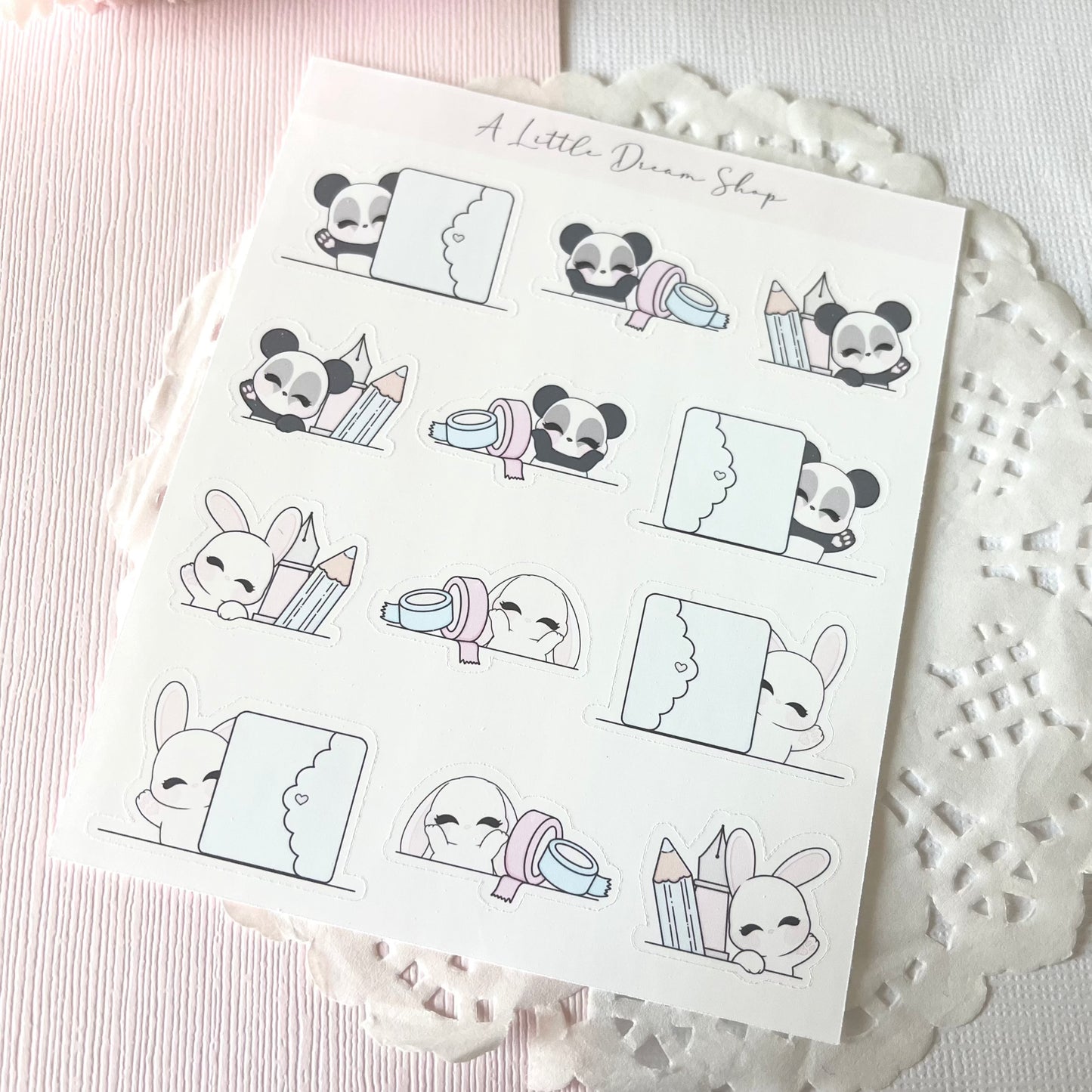 Stationery SPRING COLLECTION - Characters Stickers Sheet