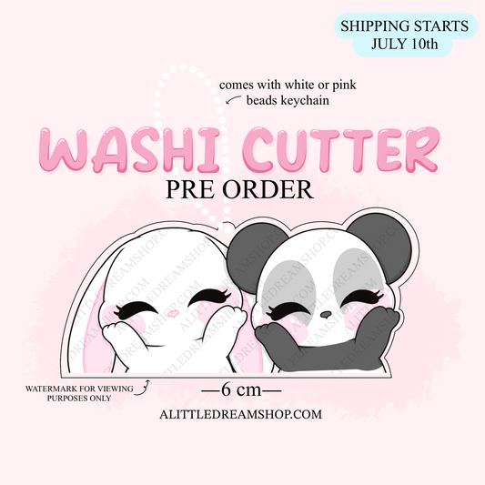 PRE ORDER - Basic Character Washi Cutter