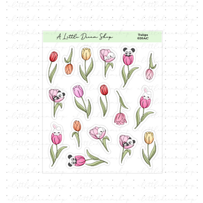 Tulips - Characters Stickers Sheet