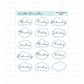 Cloud Weekly - Functional Stickers Sheet