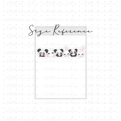 Peekaboo Headers - ﻿﻿Functional Stickers Sheet