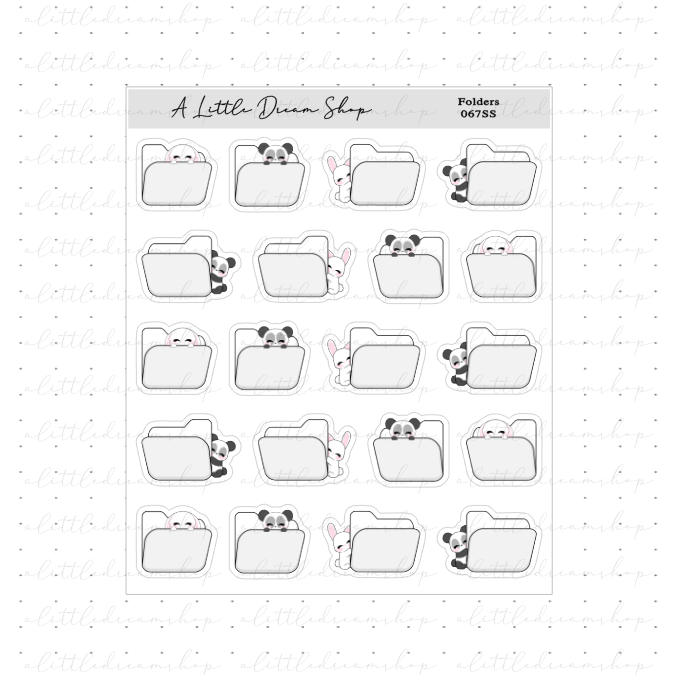 Folder - Characters Stickers Sheet