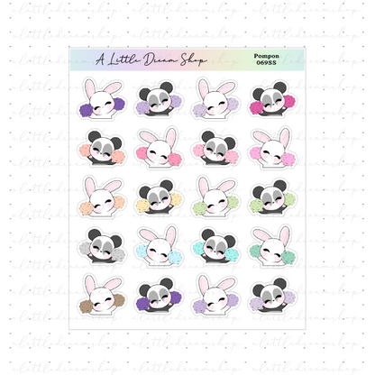 Pompon - Characters Stickers Sheet