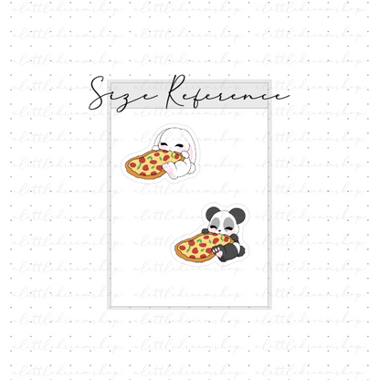 Pizza - Characters Stickers Sheet