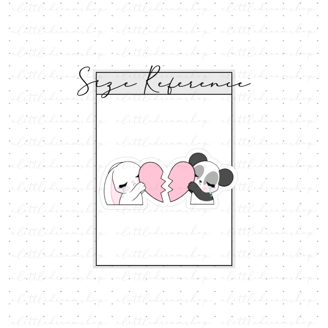 Heart Broken - Characters Stickers Sheet