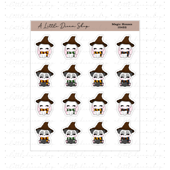 Magic - Characters Stickers Sheet
