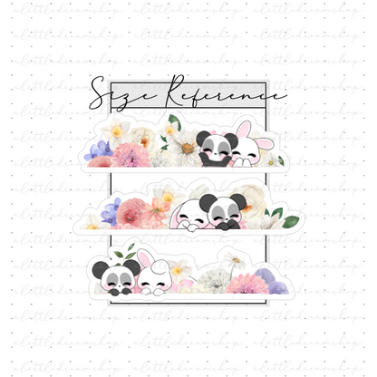 Summer Floral Headers - Stickers Sheet