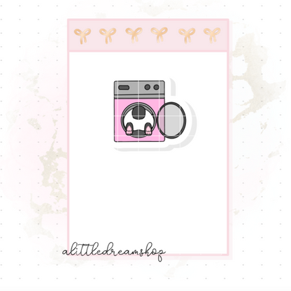 Washing Machine - Character Stickers Sheet