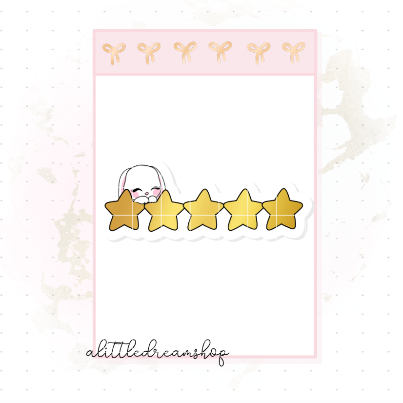 5 Stars - Stickers Sheet