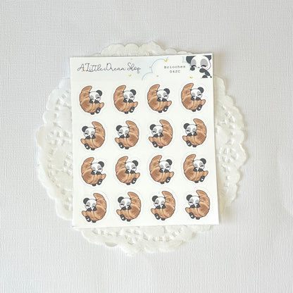 Brioches - Characters Stickers Sheet