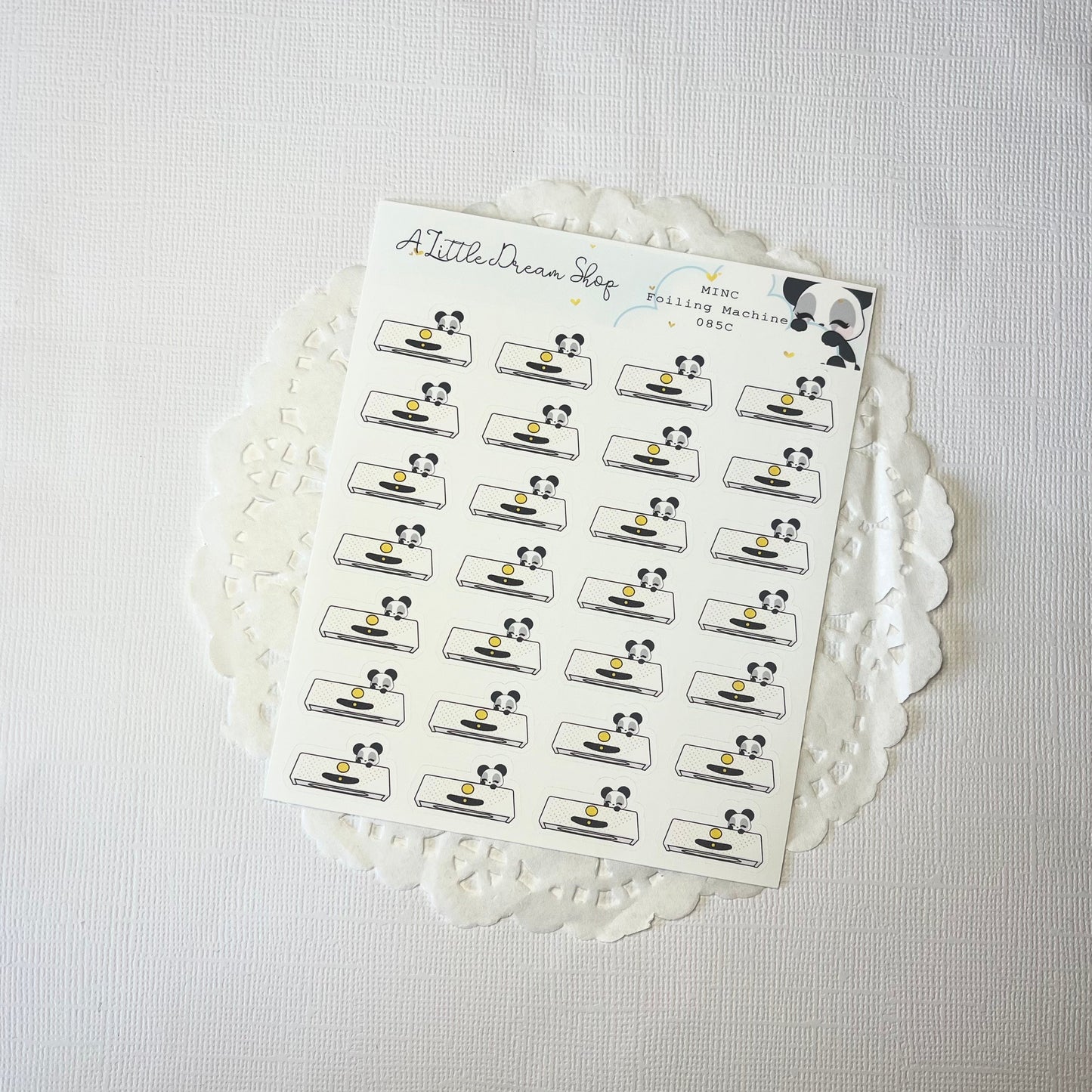 Foil Machine - Stickers Sheet