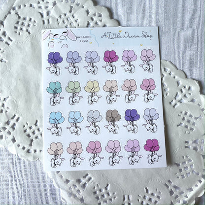 Balloon v2 - Characters Stickers Sheet