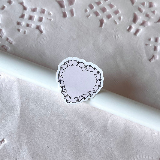 Heart Pleated - Functional Stickers Sheet