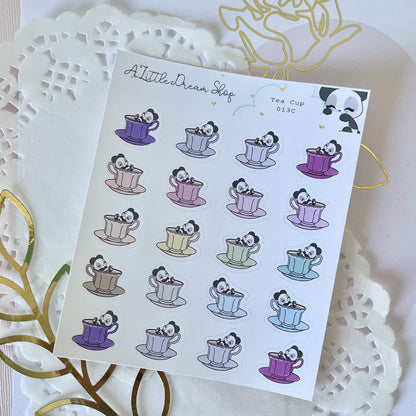 Tea Cup - Character Stickers Sheet