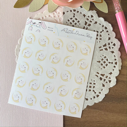 Moon - Character Stickers Sheet