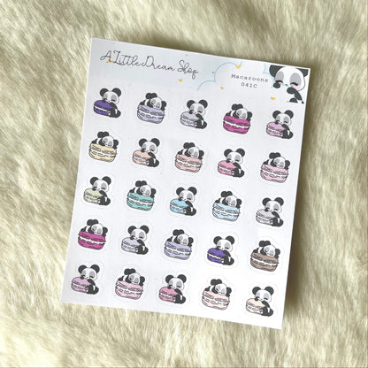 Macaroon - Character Stickers Sheet