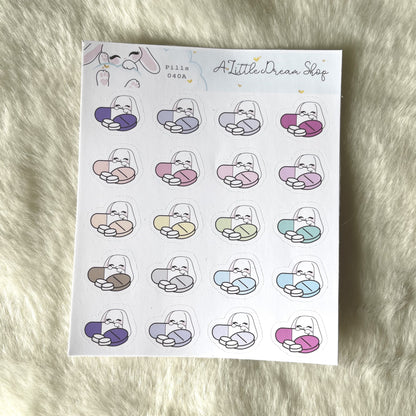 Pills - Character Stickers Sheet