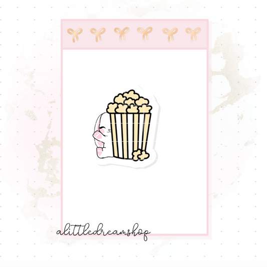 Popcorn - Character Stickers Sheet