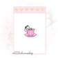 Tea Cup - Character Stickers Sheet