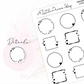 Dreamy Boxes Love - Stickers Sheet - Foil