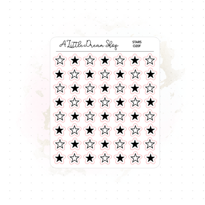 Stars - Foiled Stickers Sheet