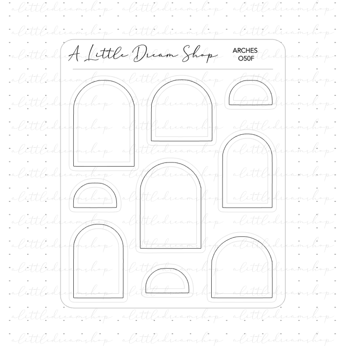 Arches - Stickers Sheet - Foil