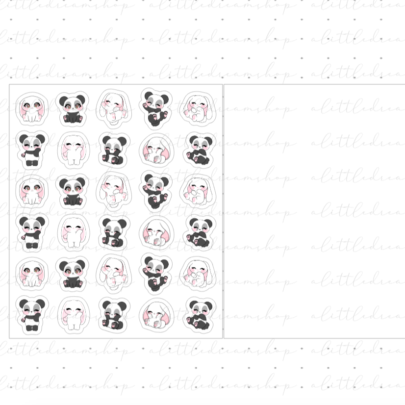 Angèly & Cookie Functional Stickers Book - Exclusive PALETTE