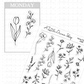 Dainty Floral - Stickers Sheet - Foil