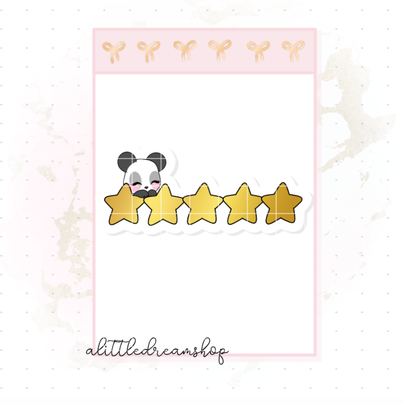 5 Stars - Stickers Sheet